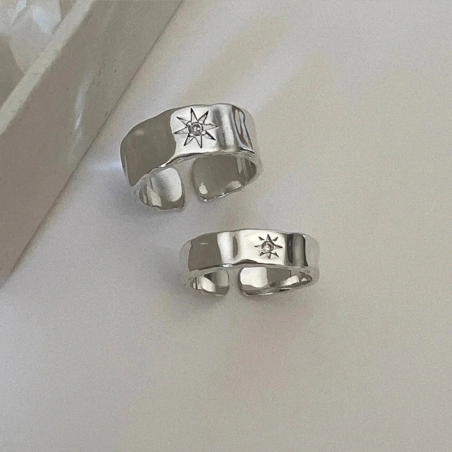 Y2k Stellar Gleam Duo Rings