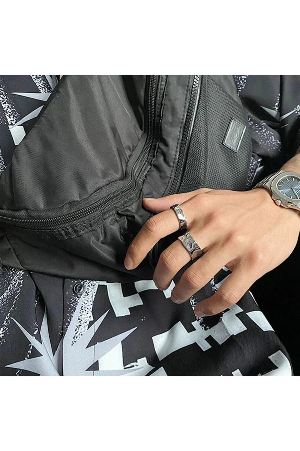 Y2k Stellar Gleam Duo Rings