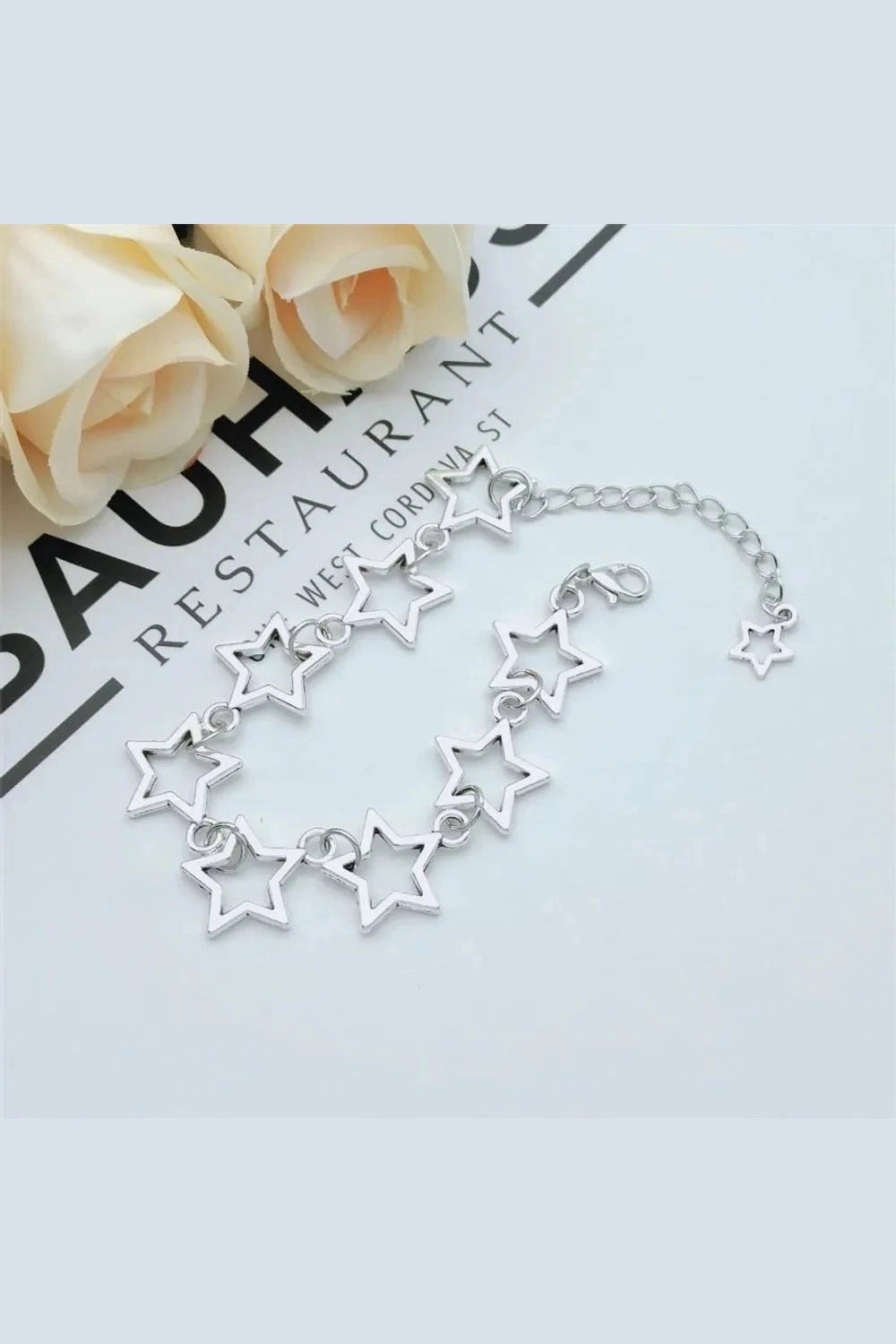 Y2k Stellar Silhouette Charm Bracelet