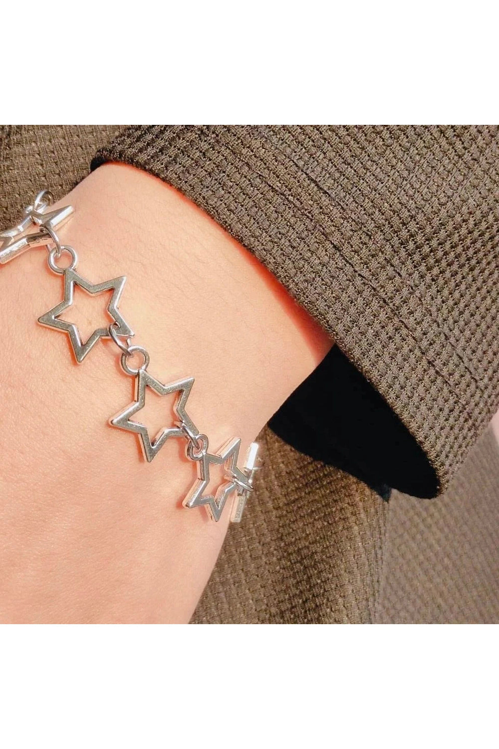 Y2k Stellar Silhouette Charm Bracelet