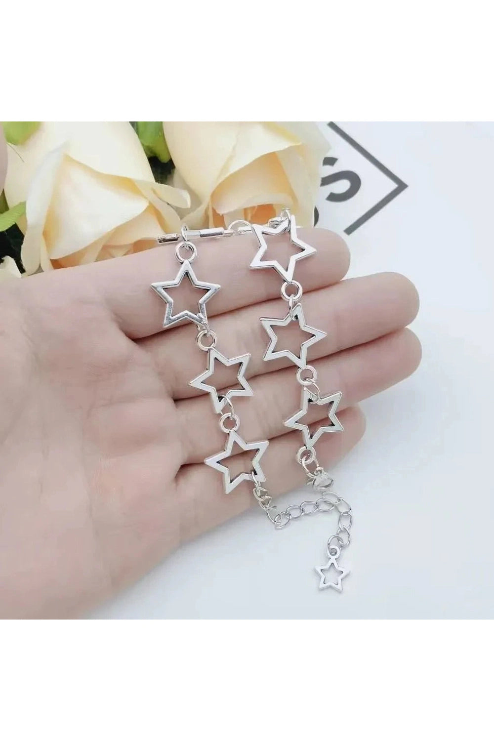 Y2k Stellar Silhouette Charm Bracelet