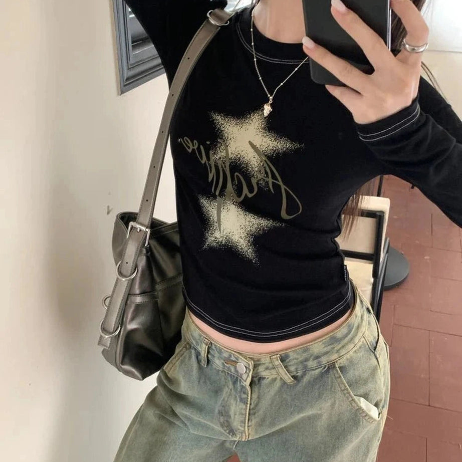 Y2k Stellar Sparkle Top