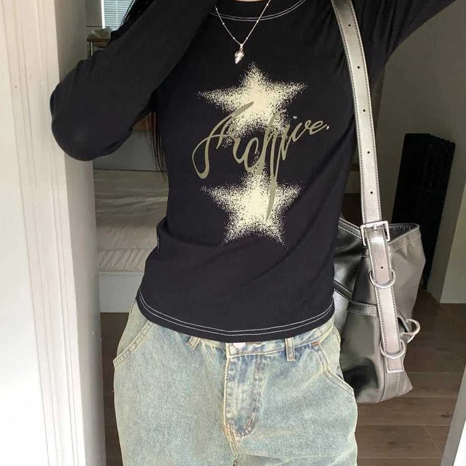 Y2k Stellar Sparkle Top