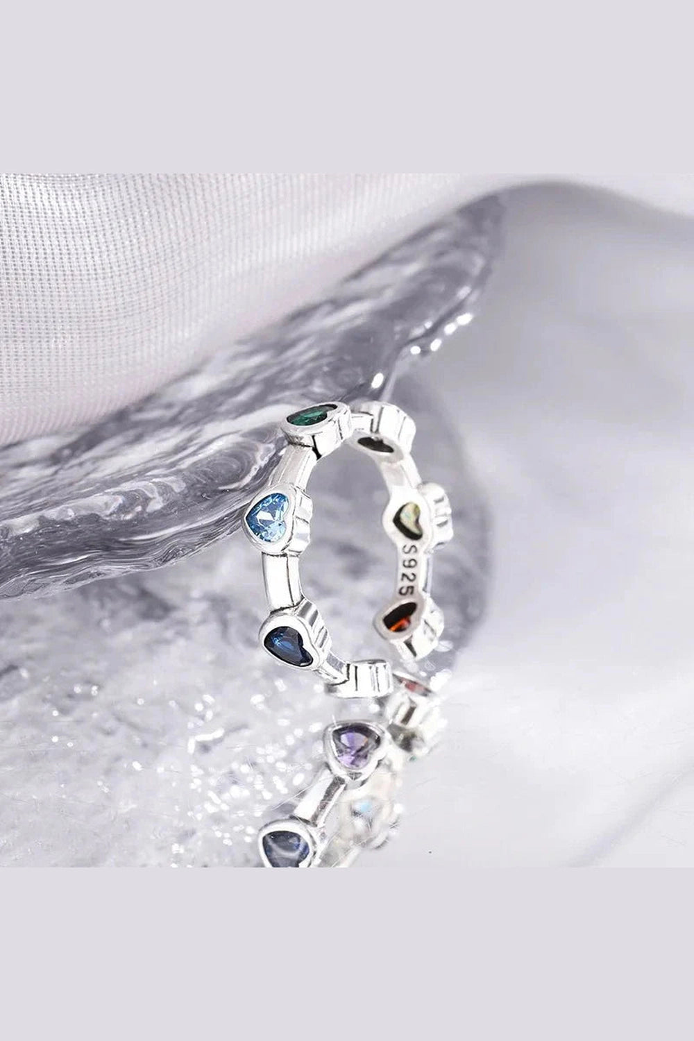 Y2k Sterling Silver Heart Ring