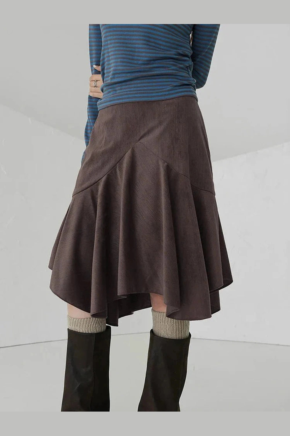 Y2k Straight Knee-Length Skirt