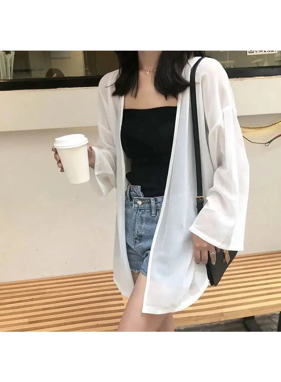 Y2k Strawberry Print Casual Shirt