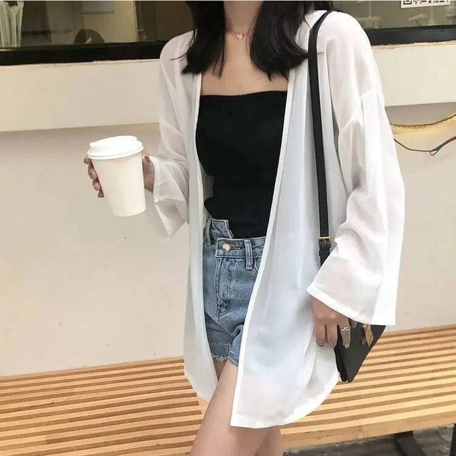 Y2k Strawberry Print Casual Shirt