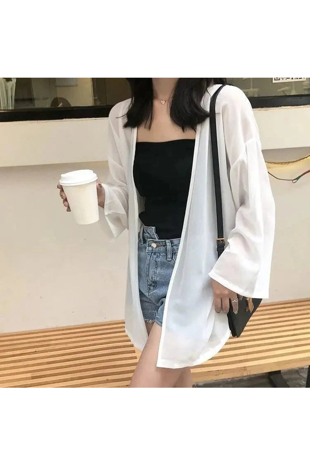 Y2k Strawberry Print Casual Shirt