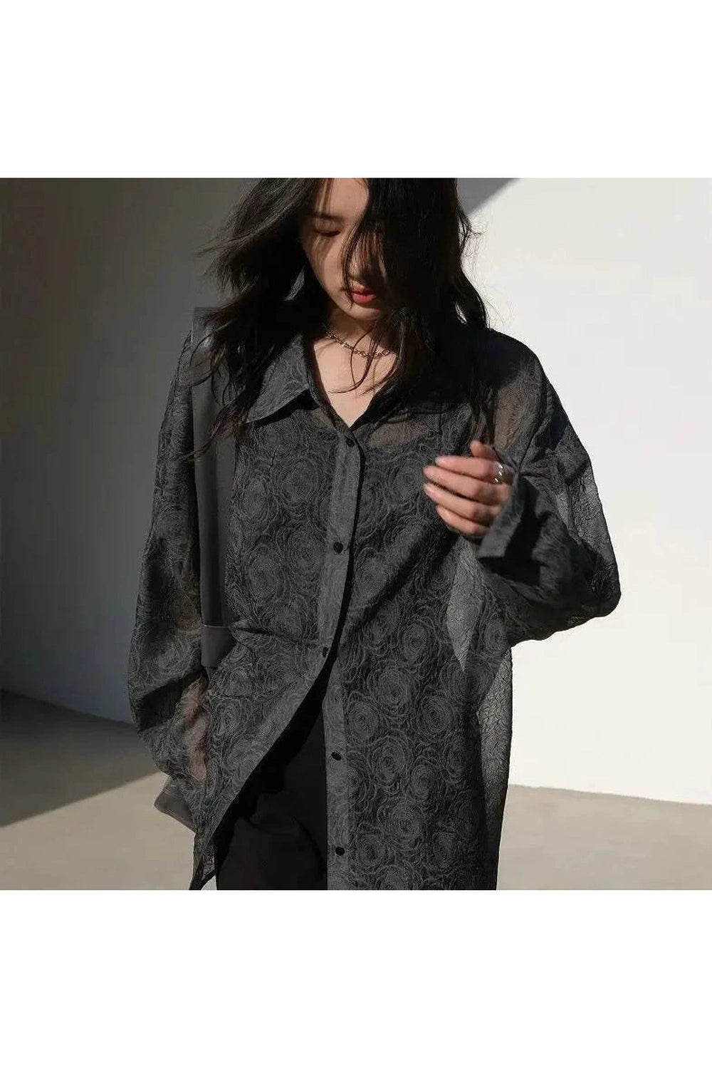 Y2k Streetwear Lantern Sleeve Shirt