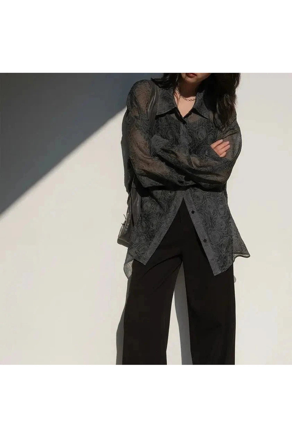 Y2k Streetwear Lantern Sleeve Shirt