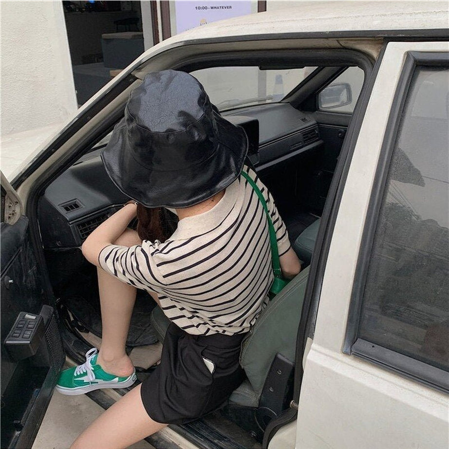 Y2k Striped Vintage Aesthetic T-shirt