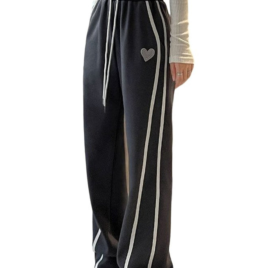 Y2k Acubi Striped Sweatpants