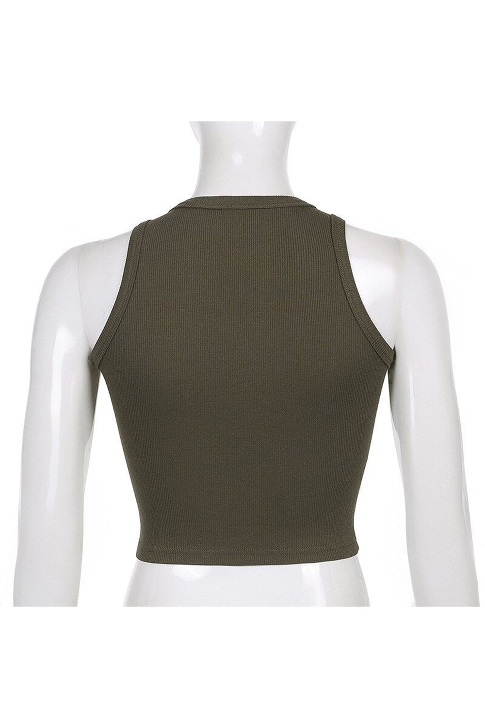 Y2k Summer Basic Crop Top