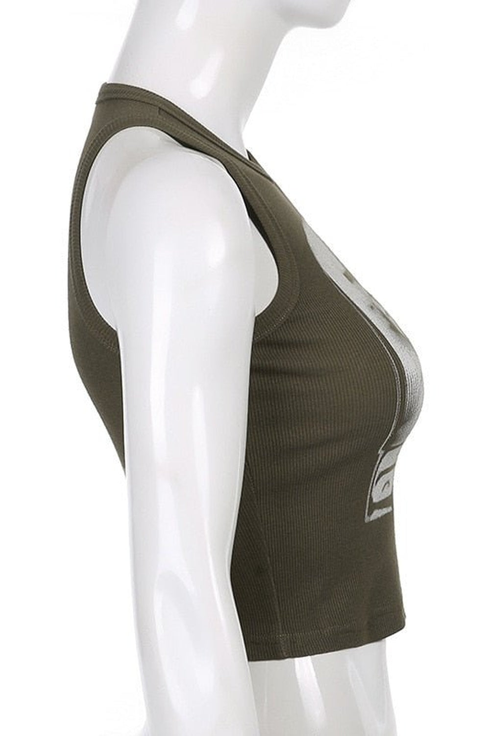 Y2k Summer Basic Crop Top