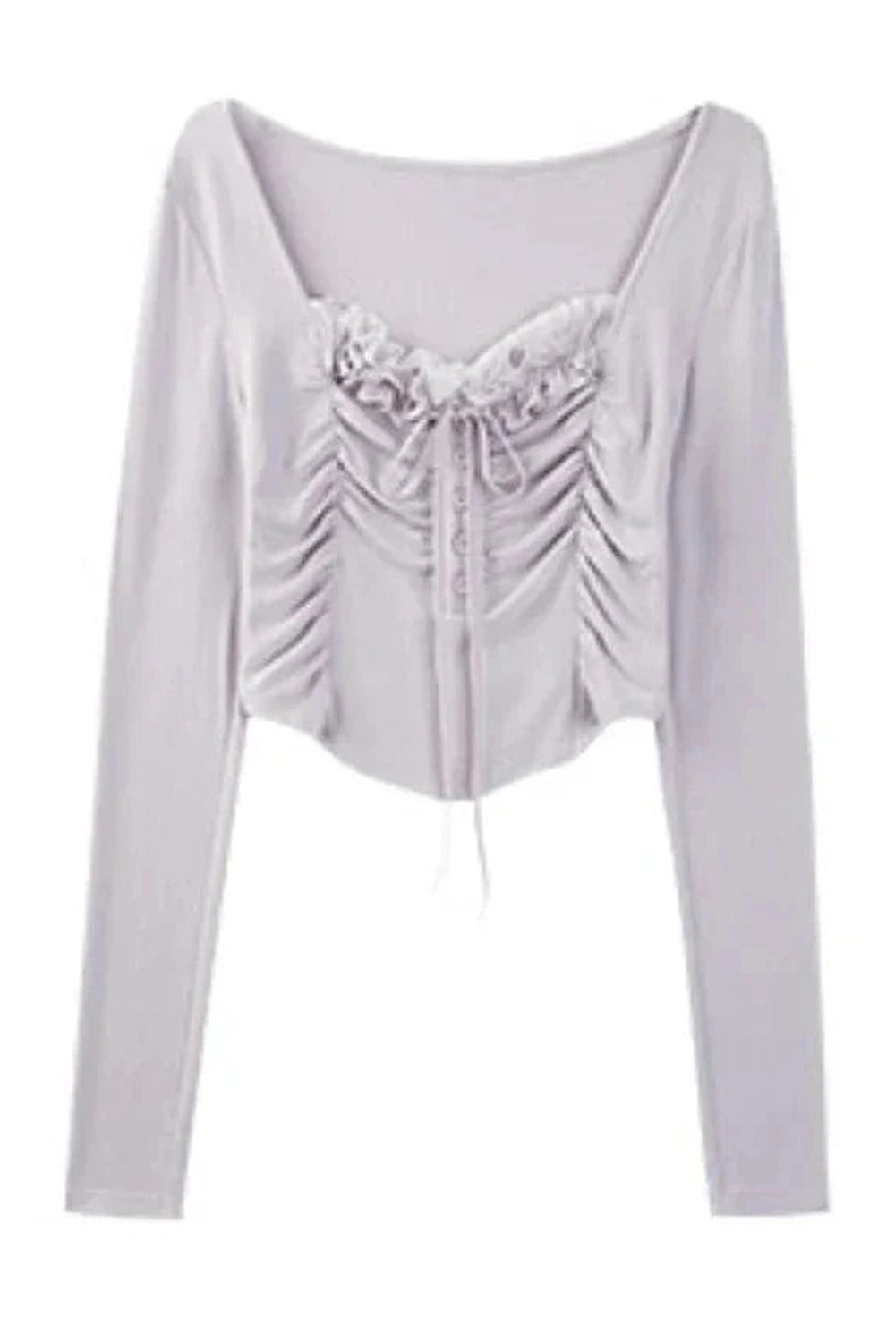 Y2k Summer Lace Crop Top Casual Fashion