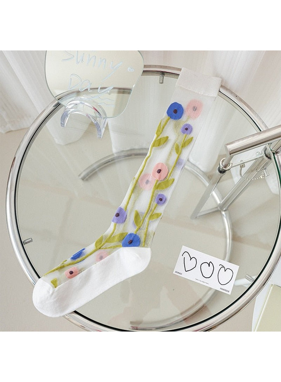 Y2k Summer Ultra-thin Nylon Long Socks