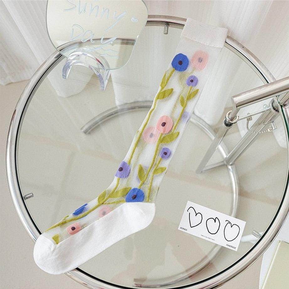 Y2k Summer Ultra-thin Nylon Long Socks
