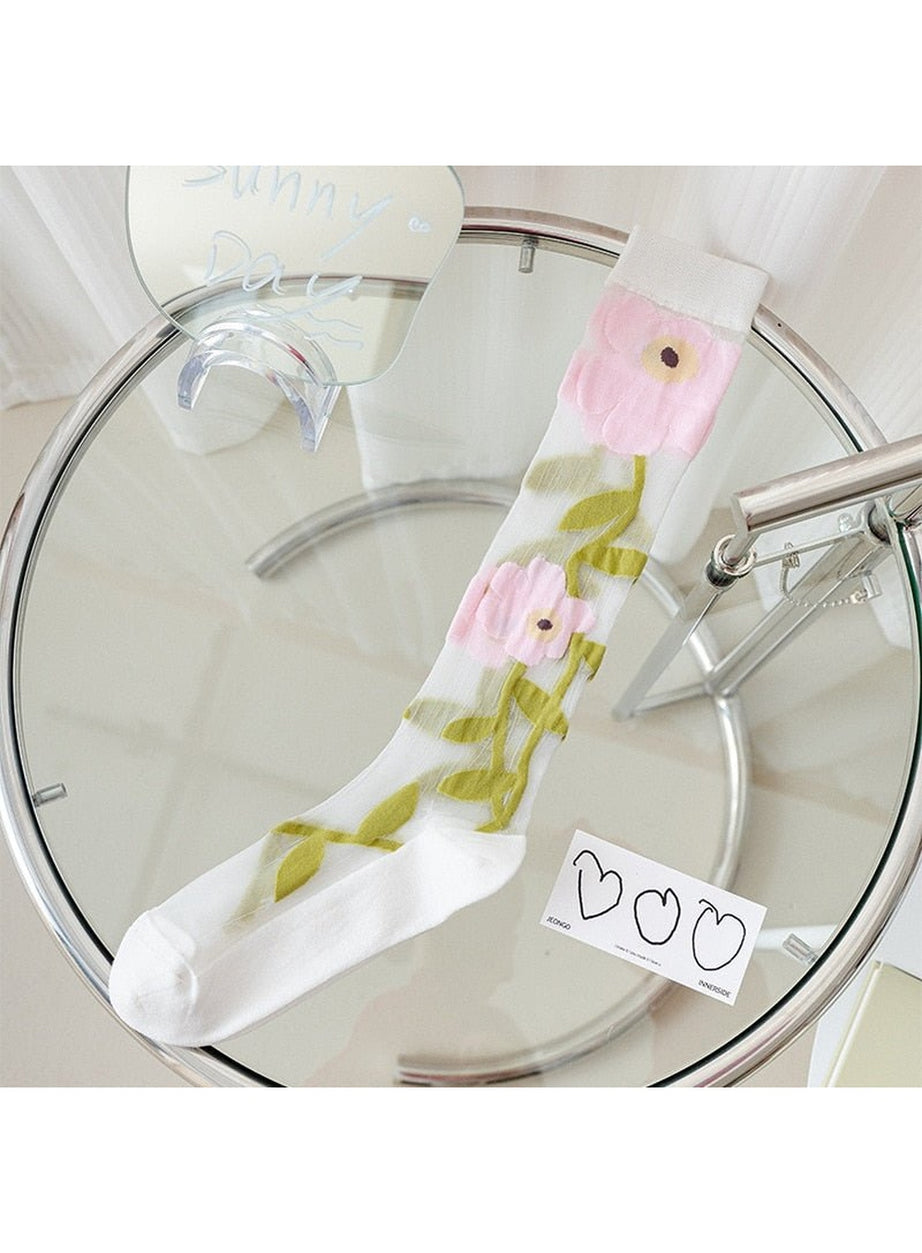 Y2k Summer Ultra-thin Nylon Long Socks