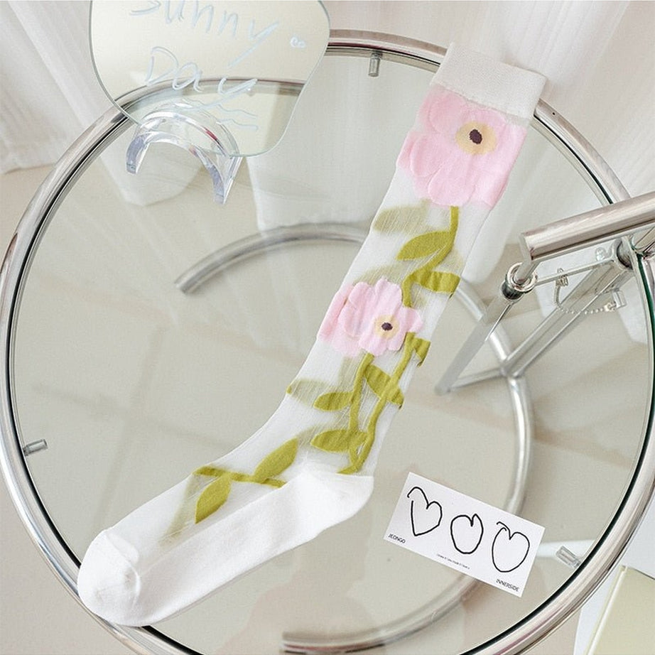 Y2k Summer Ultra-thin Nylon Long Socks