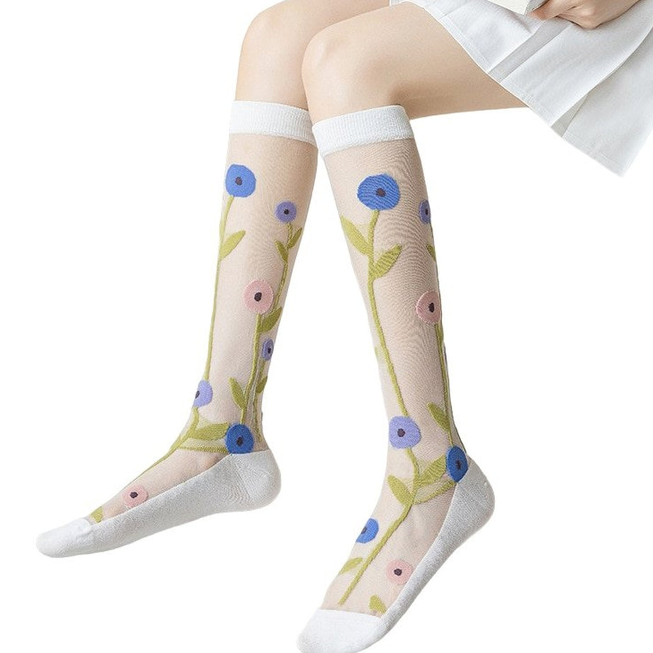 Y2k Summer Ultra-thin Nylon Long Socks