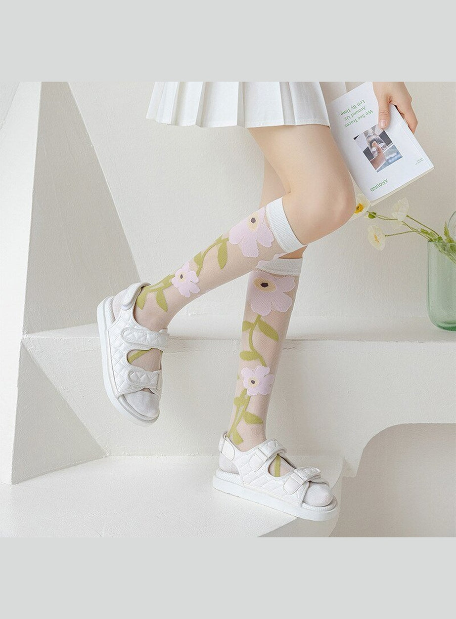 Y2k Summer Ultra-thin Nylon Long Socks
