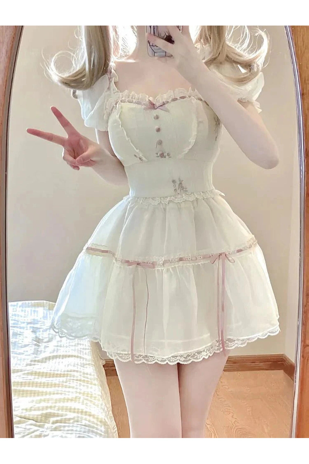 Y2k Sweet 2-Piece Summer Dress Set