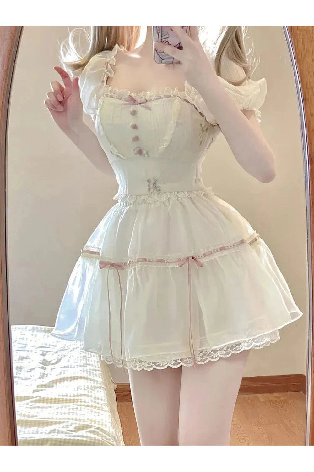 Y2k Sweet 2-Piece Summer Dress Set