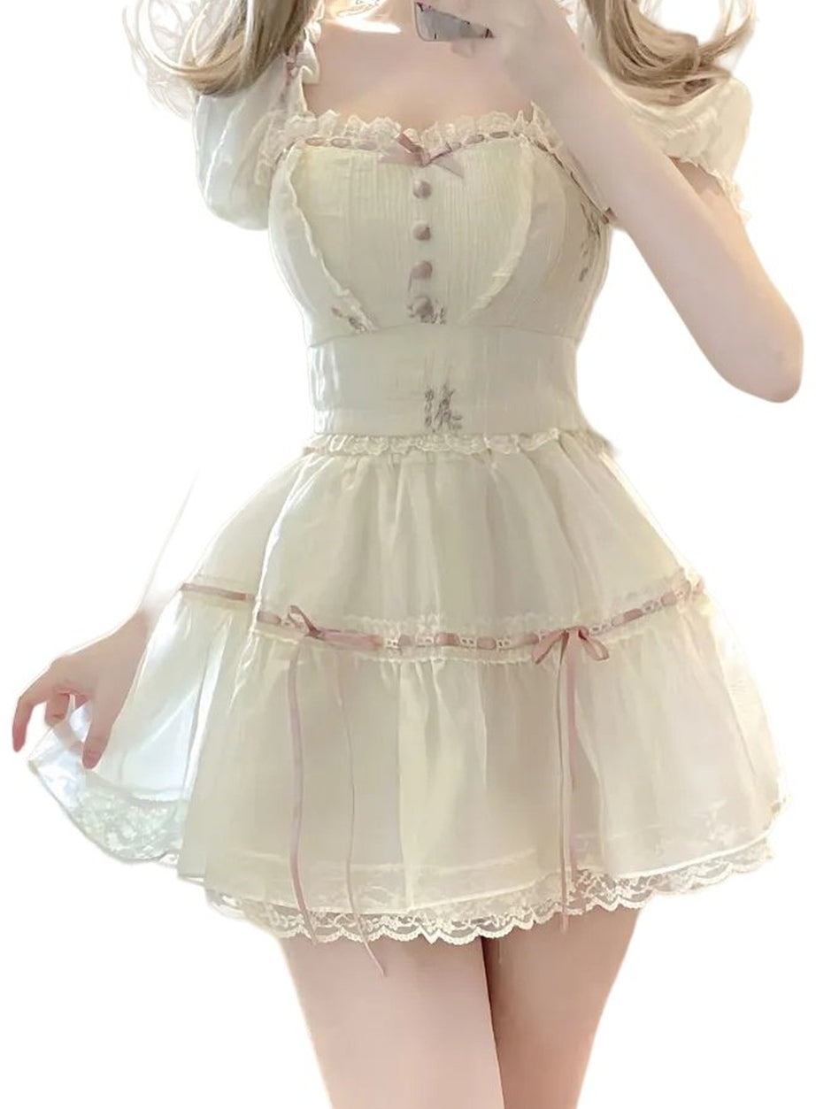 Y2k Sweet 2-Piece Summer Dress Set