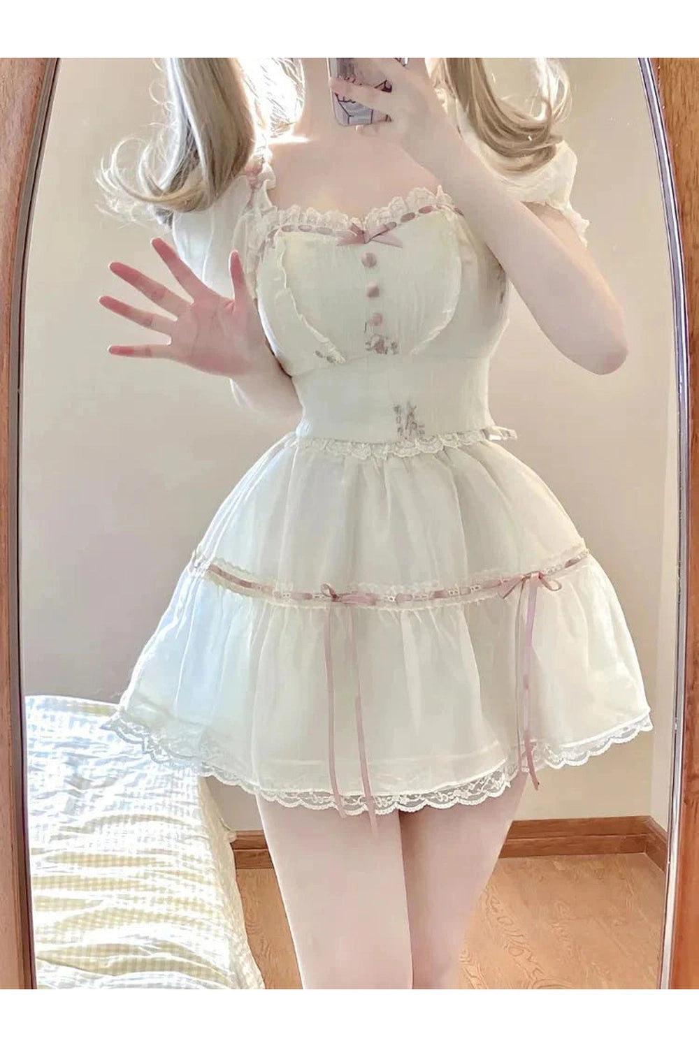 Y2k Sweet 2-Piece Summer Dress Set