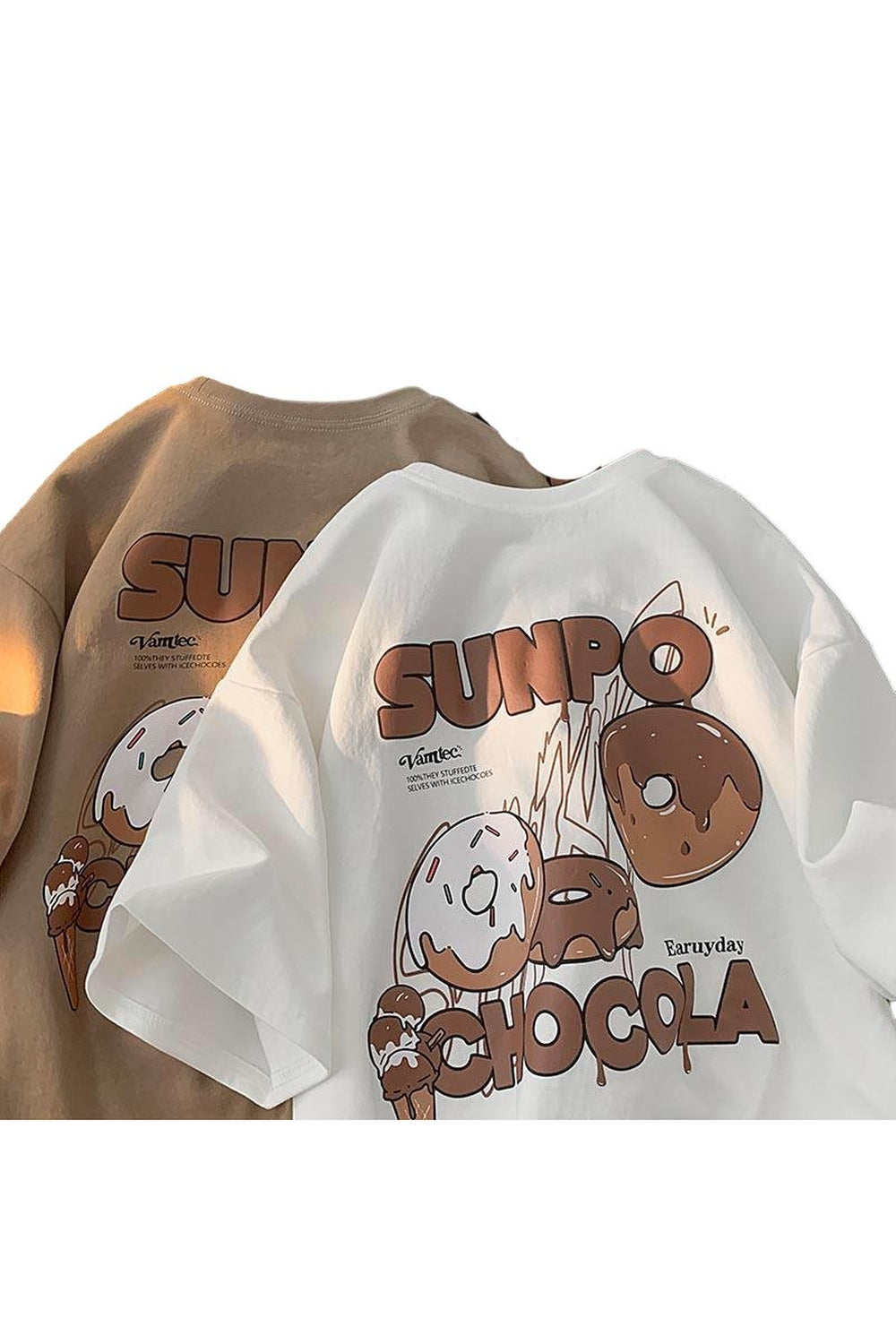 Y2k T-shirt "SUNPO CHOCOLA"