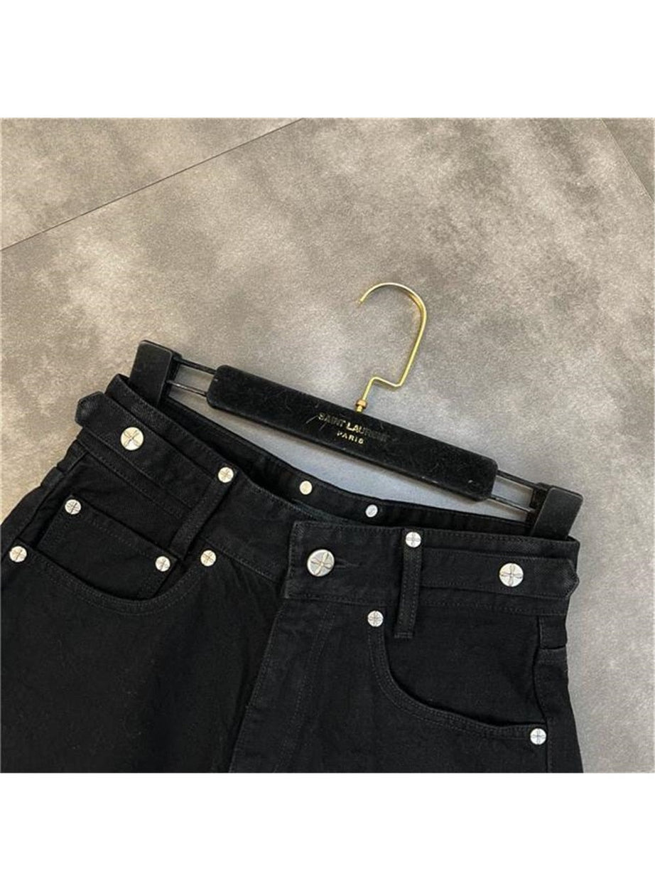 Y2k Tassel Fringe Denim Shorts