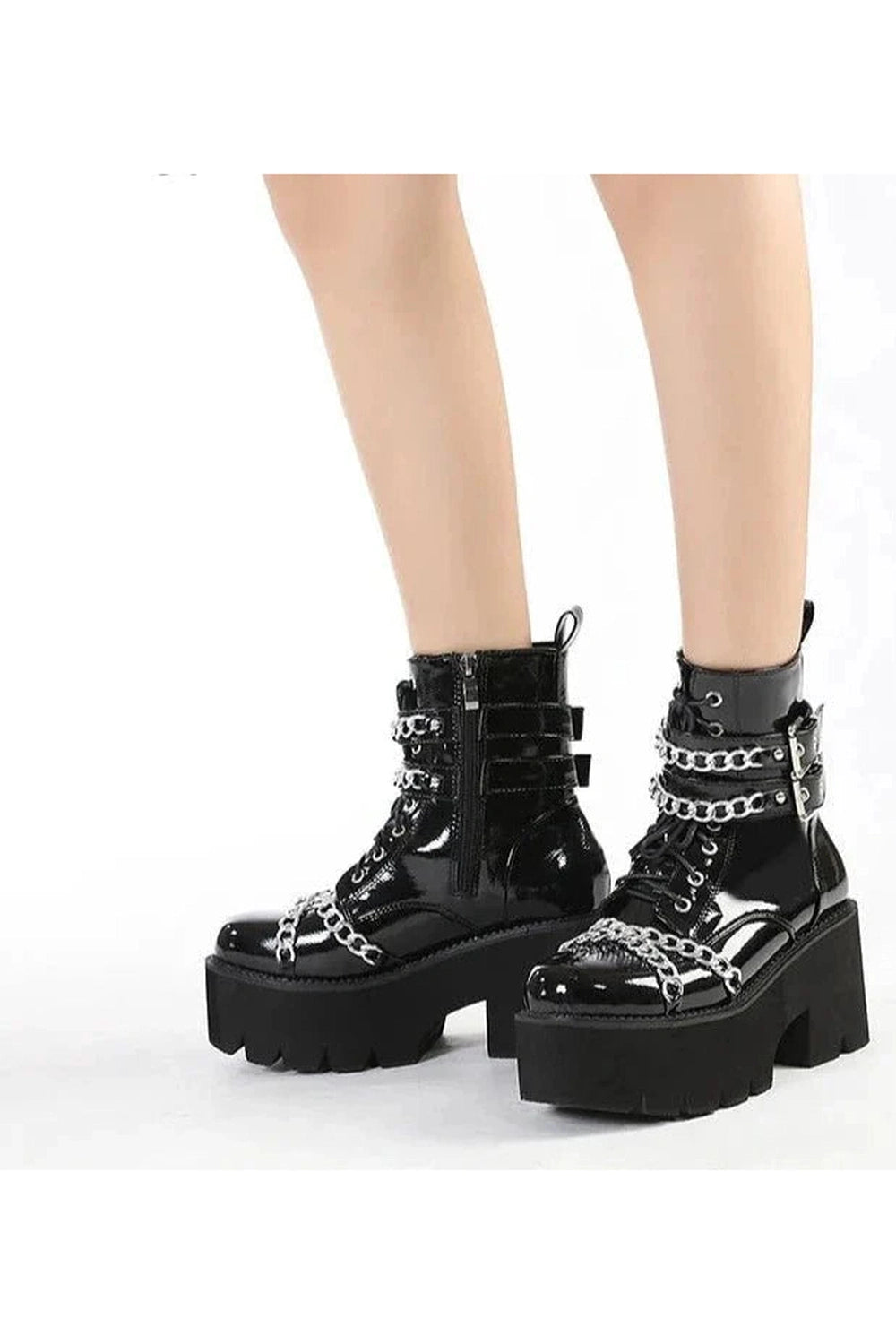 Y2k Thick Bottom Alt Gothic Shoes