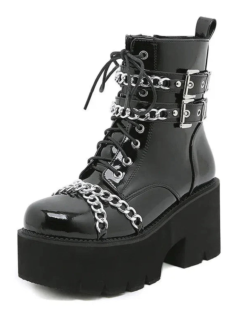 Y2k Thick Bottom Alt Gothic Shoes