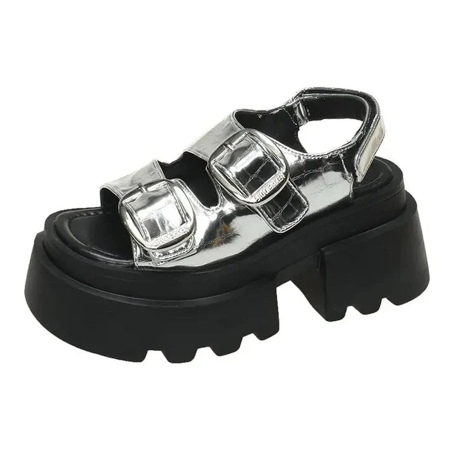 Y2k Thick Sole Punk Sandals