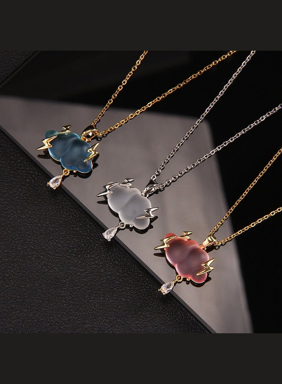 Y2k Three Point Raindrop Necklace