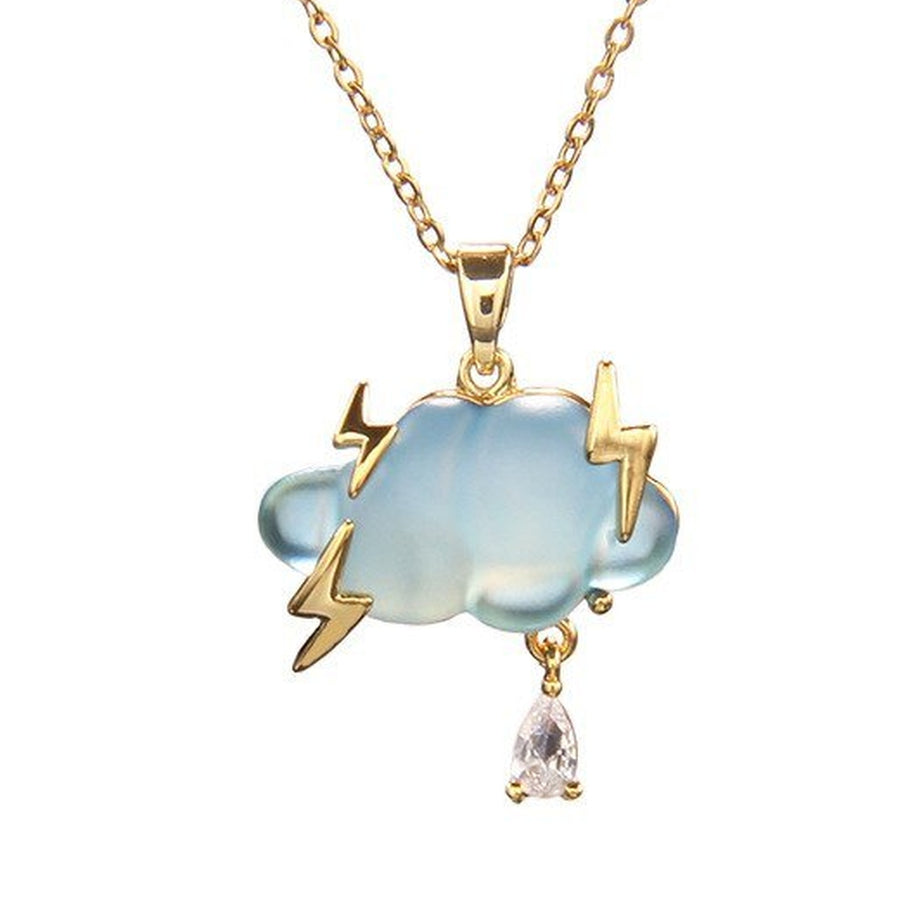 Y2k Three Point Raindrop Necklace