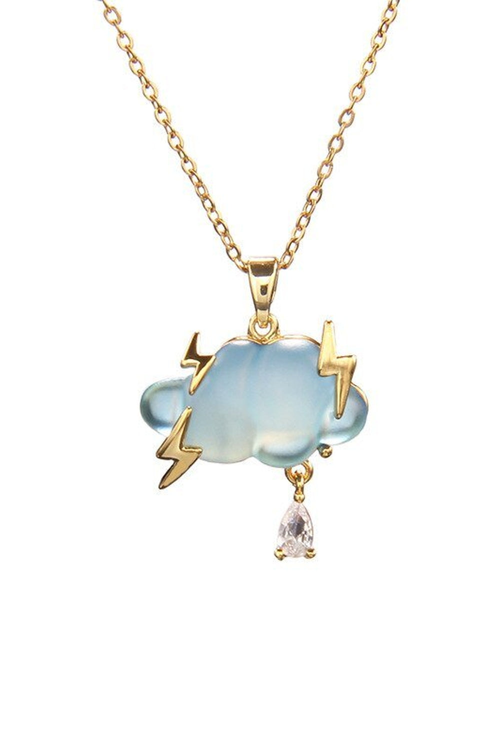 Y2k Three Point Raindrop Necklace