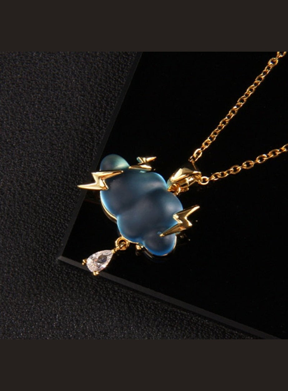 Y2k Three Point Raindrop Necklace