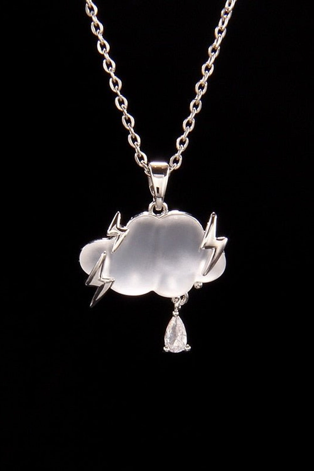 Y2k Three Point Raindrop Necklace