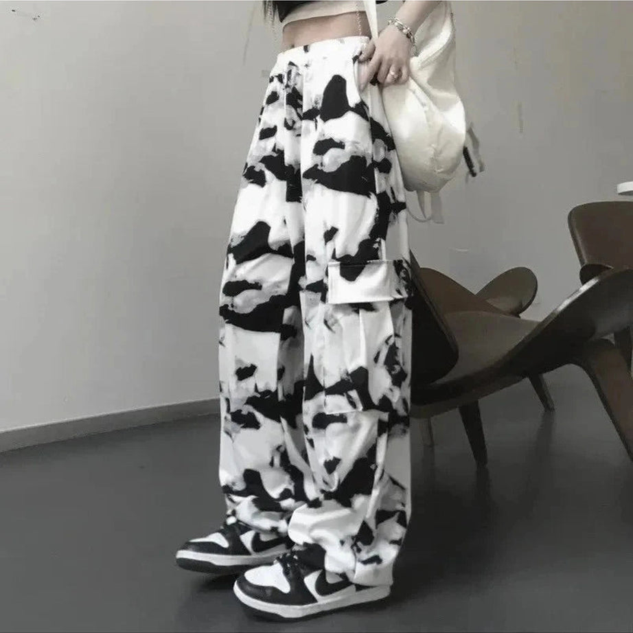 Y2k Tie Dye Harajuku Wide Leg Pants