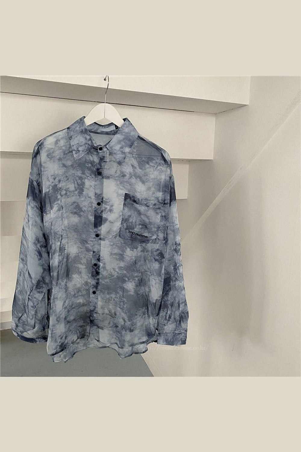 Y2k Tie-Dye Korean Shirt