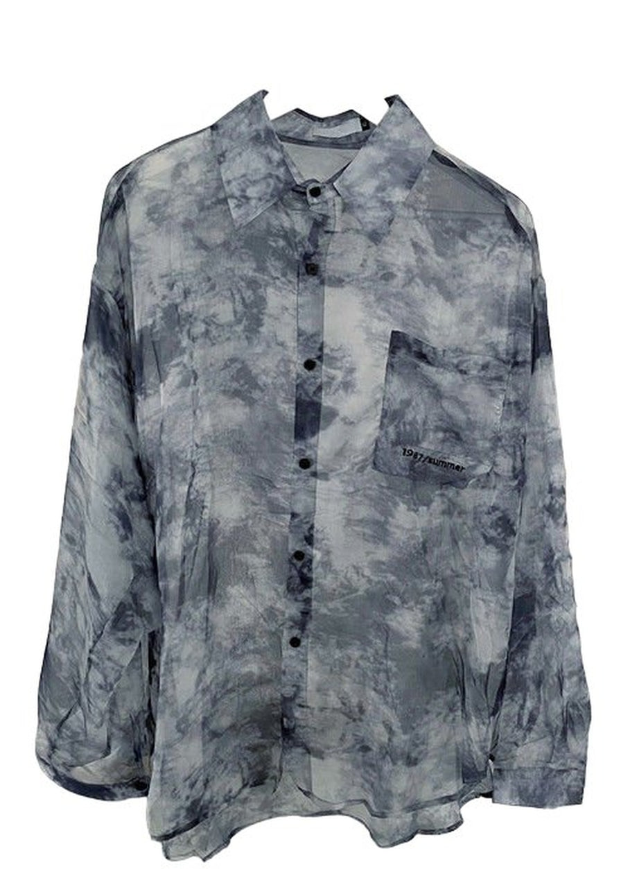 Y2k Tie-Dye Korean Shirt