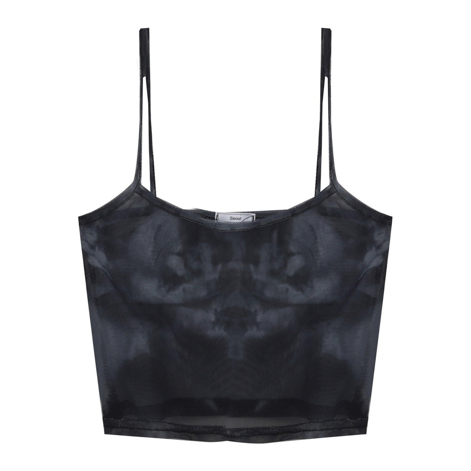 Y2k Tie Dye Long Sleeve Mesh T-shirt