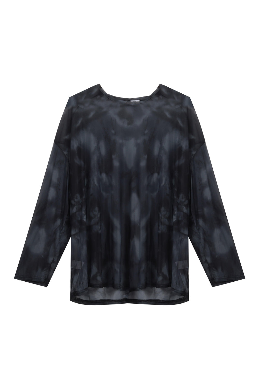 Y2k Tie Dye Long Sleeve Mesh T-shirt