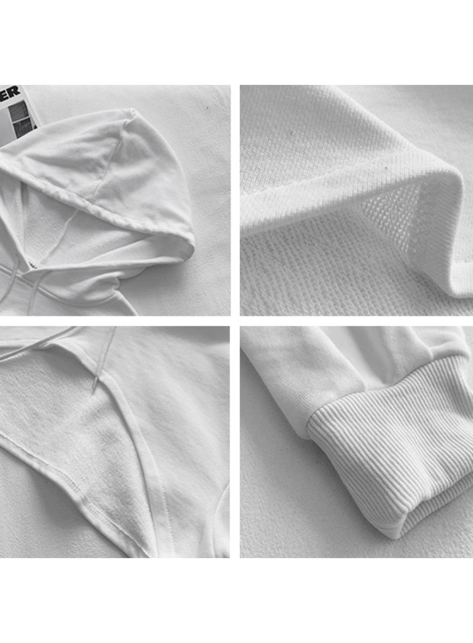 Y2k Trendy Crop Hoodie