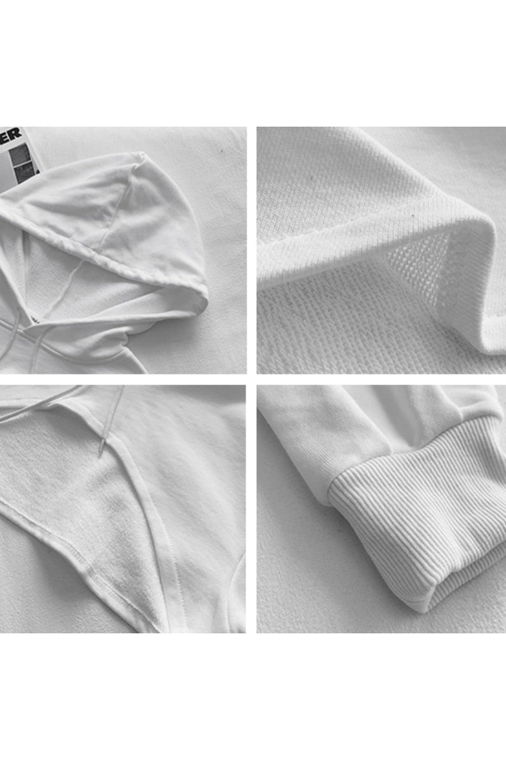 Y2k Trendy Crop Hoodie