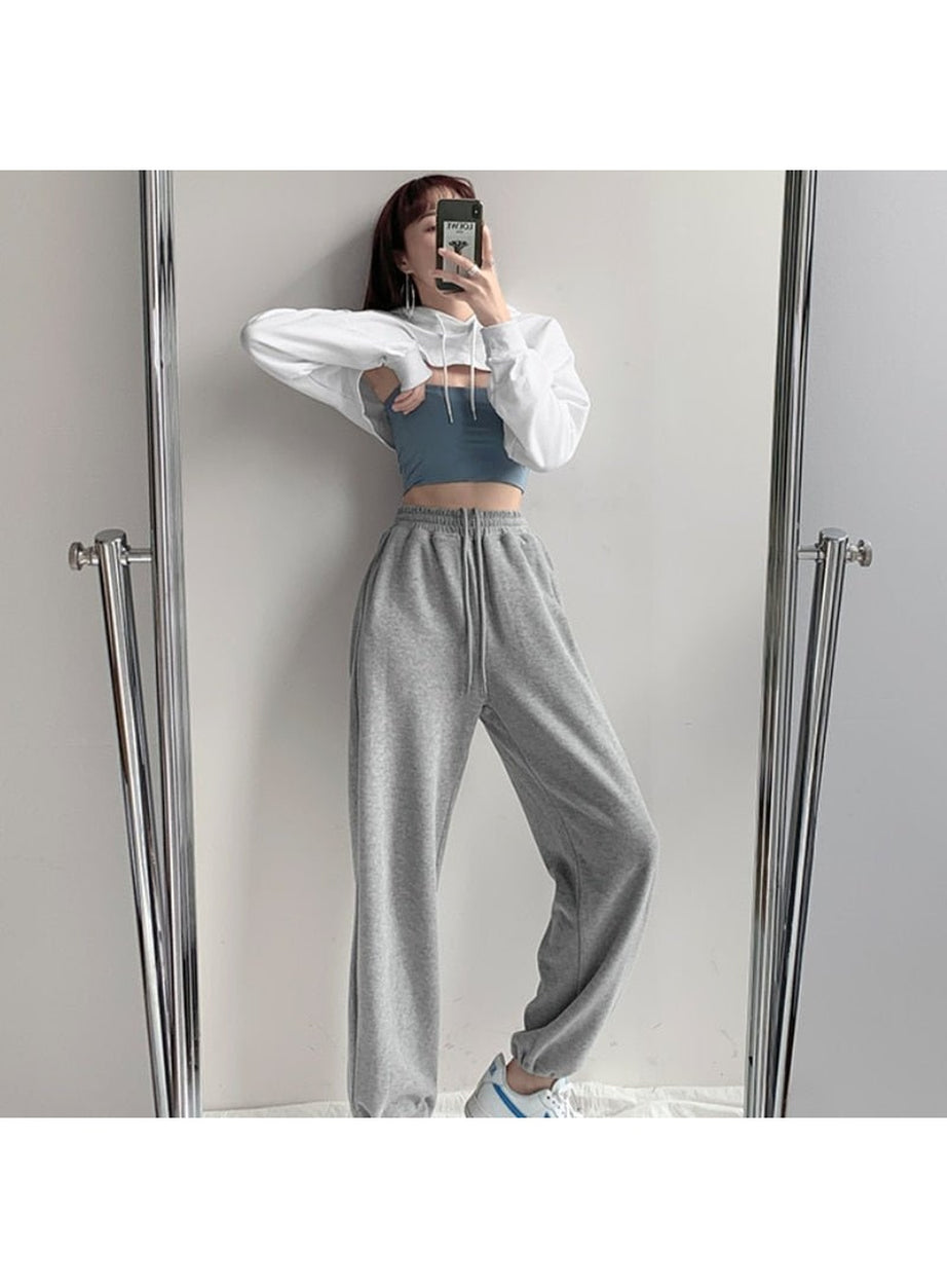 Y2k Trendy Crop Hoodie