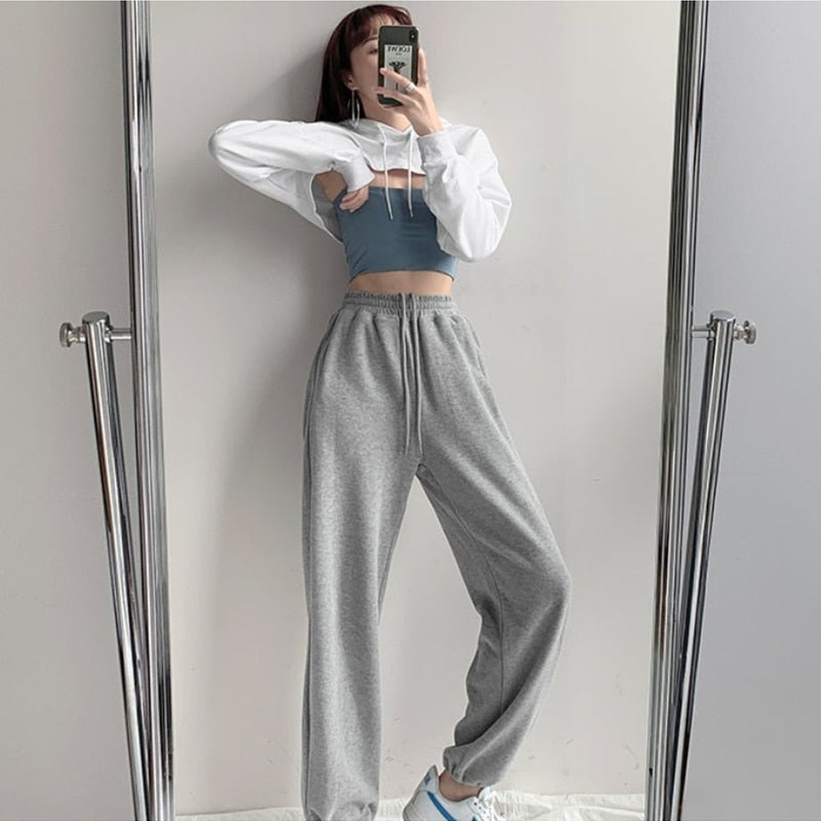 Y2k Trendy Crop Hoodie