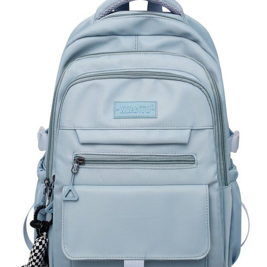 Y2k Trendy Nylon School Backpack