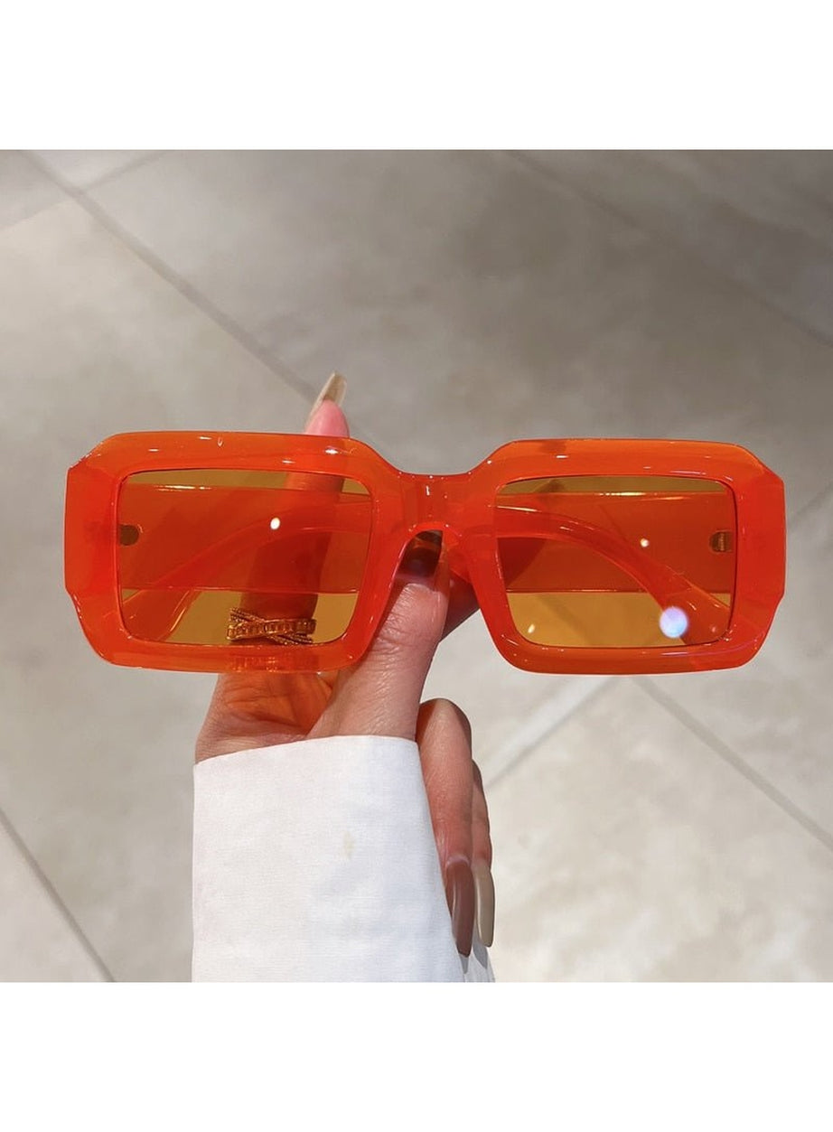 Y2k Trendy Rectangle Sunglasses